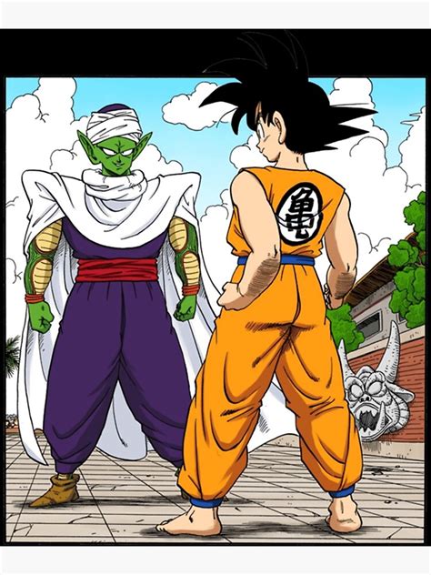 "goku and piccolo facing each other at the worlds martial arts ...