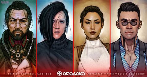 Cyberpunk 2077 - Arasaka Portraits by DasGnomo on DeviantArt