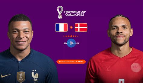 France vs Denmark World Cup Football Match Live 2022 Web, App, TV ...