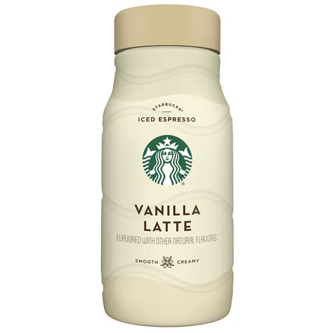 Starbucks Vanilla Latte Chilled Espresso Beverage Fl Oz Bottle ...