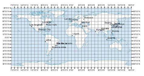 Latitude, Longitude and Coordinate System Grids - GIS Geography