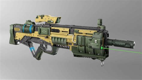 Sci-Fi Machine Gun | Design Ideas