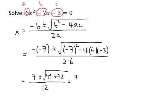 Quadratic equations - pastorcrafts