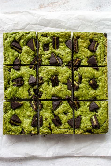 Matcha Oreo Blondies | Recipe | Matcha recipe, Matcha dessert ...