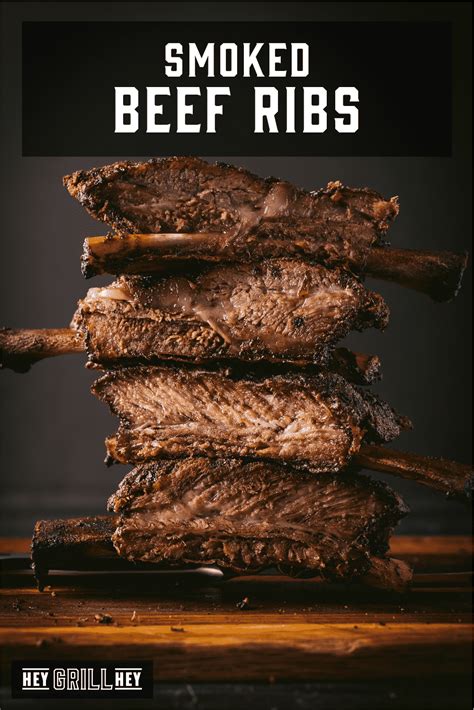 Smoked Beef Ribs - Hey Grill, Hey