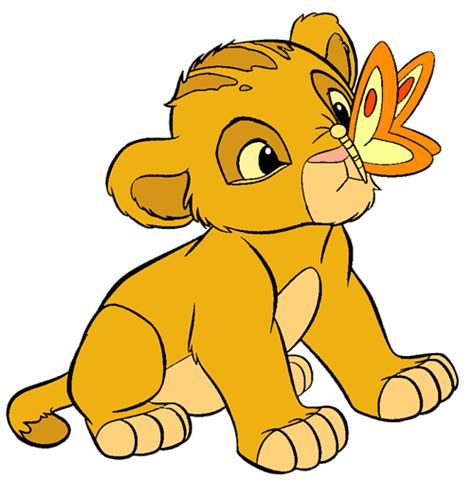 Baby Simba Clip Art Images | Disney Clip Art Galore