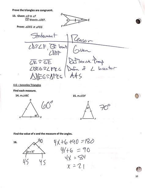 Mr. Suominen's Math Homepage: Geometry Practice Final Answers