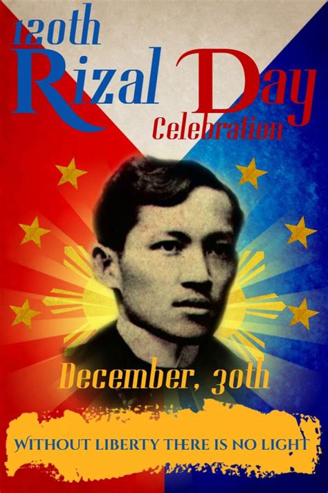 Custom Rizal Day Poster Template