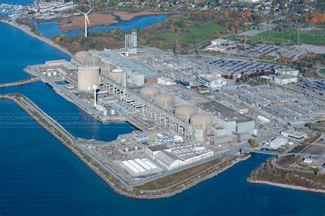 Aerial Photo | Nuclear Generating Station, Pickering Ontario