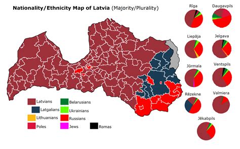 Nationality/Ethnicity Map of Latvia : r/MapPorn