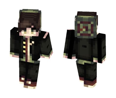 Anime Boy Minecraft Skin Layout