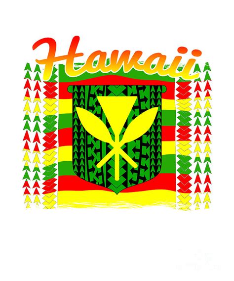 Tribal Hawaii Kanaka Maoli Native Hawaiian Flag Digital Art by ...