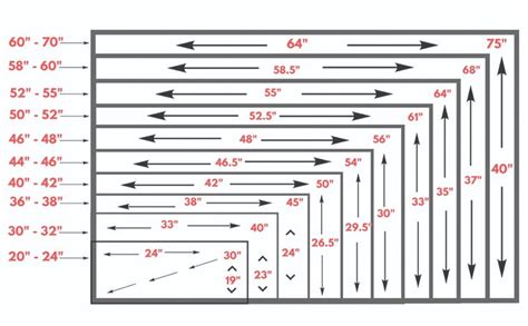 tv dimensions chart - Google Search | Outdoor tv covers, Led tv, Tv covers