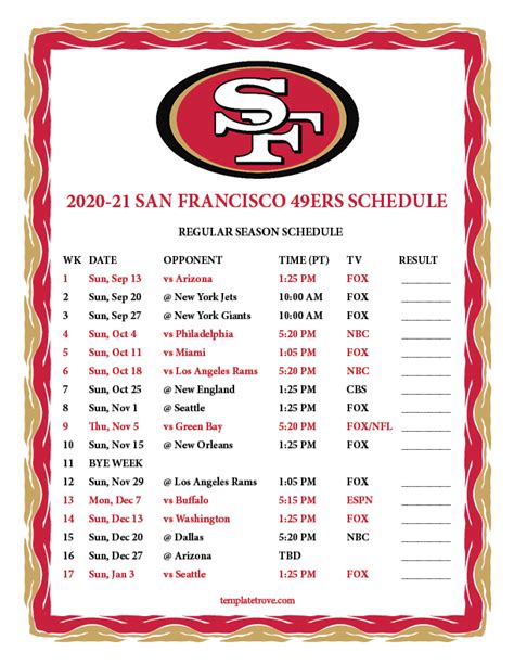 Darryl Jenkins Rumor: 49ers Schedule 2023 Calendar