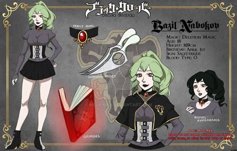 Black Clover OC - Bazil by Mela-MKA on DeviantArt | Black clover anime ...