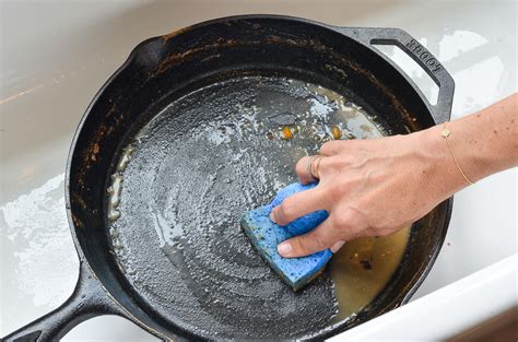 How To Clean A Cast Iron Pan (Without All The Mystery!) - Once Upon a Chef