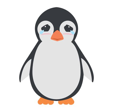 Crying Penguin Cartoon