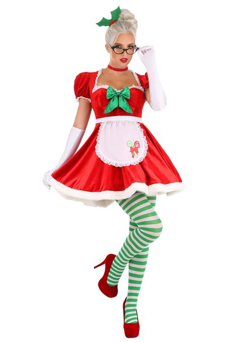 Sexy Classic Mrs. Claus Costume for Women