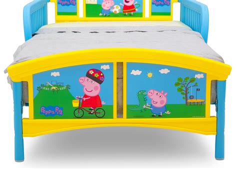 Peppa Pig Plastic Toddler Bed Steel Frame Indoor Kids Children Bedroom ...