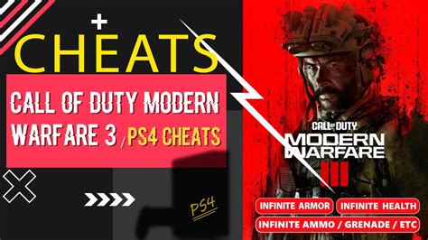 Call of Duty Modern Warfare 3 - PS4 Cheats | How to Activate cheats ...