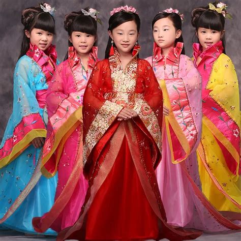 Chinês antigo Roupas Traje Da Princesa para As Meninas Crianças ...