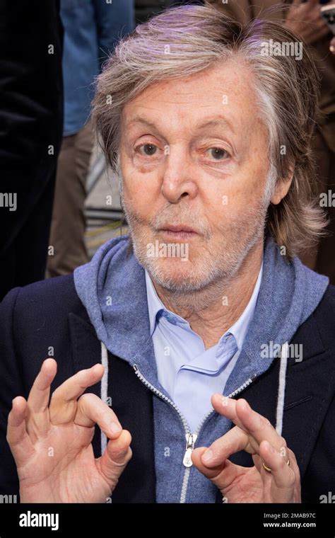 Paul McCartney attends the Stella McCartney ready-to-wear Spring/Summer ...