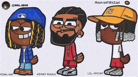 Pin on Cartoon Rapper