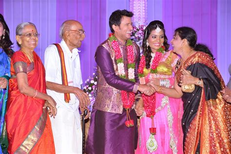 Celebrities at Raja Wedding Reception Photos