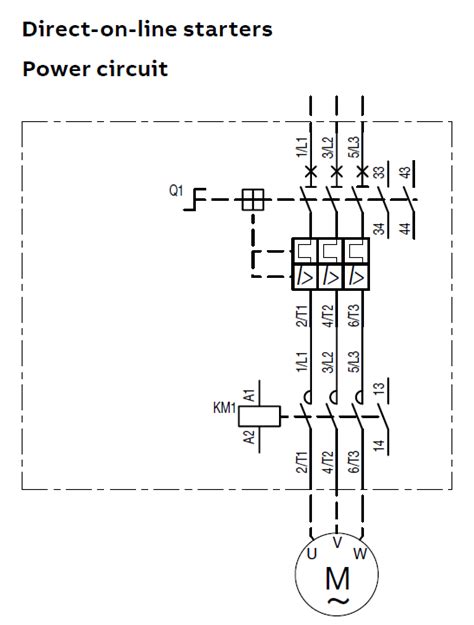 Meaning of symbols used in ABB contactor circuit - Electrical ...