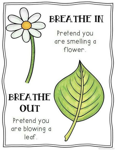 Breathe in ...... Breathe out. | Mindfulness activities, Mindfulness ...