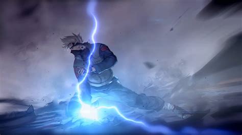 Kakashi Hatake Performing the Chidori Live Wallpaper