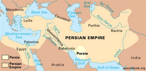 Ancient Persia World Map