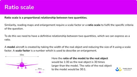 Ratio Scale - GCSE Maths - Steps, Examples & Worksheet