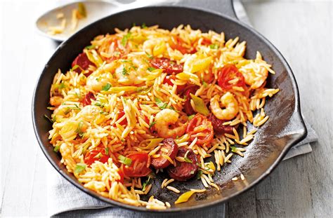 Chorizo and prawn fried rice | Tesco Real Food