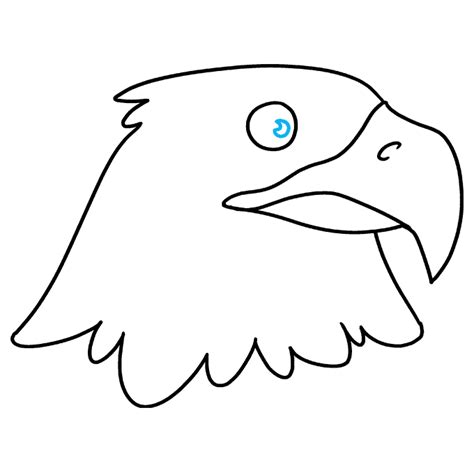 How to Draw an Eagle Head - Really Easy Drawing Tutorial