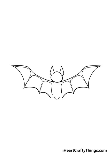 Bat Drawing - How To Draw A Bat Step By Step!