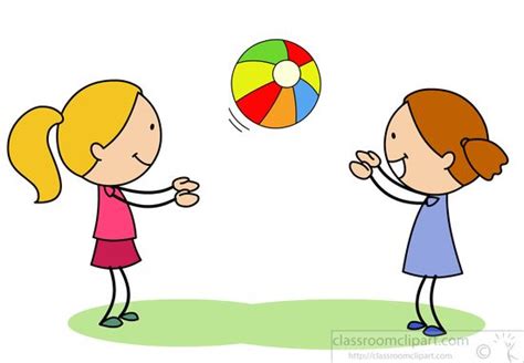 kids playing ball clipart - Clip Art Library