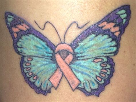 Pin by Susan Powell on Tattoo in 2021 | Uterine cancer ribbon tattoos ...