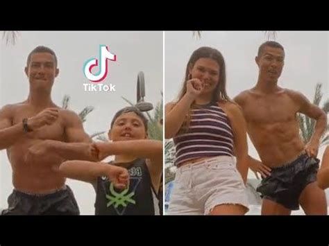 Cristiano Ronaldo doing Tiktok with Cristiano Ronaldo jr 😂😎 - YouTube ...