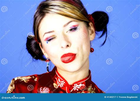 Cheeky Lady Royalty Free Stock Photography - Image: 4140217