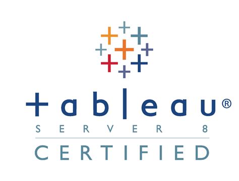 Tableau Server 8 Certified logo transparent PNG - StickPNG