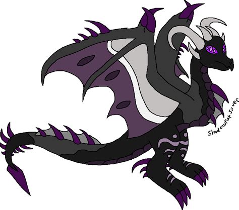 Shadow Wyvern (Gacha reward 1) by ShadowFoxSilver on DeviantArt