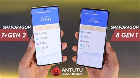 Snapdragon 7+ Gen 2 Vs Snapdragon 8 Gen 1 | Antutu Score ...