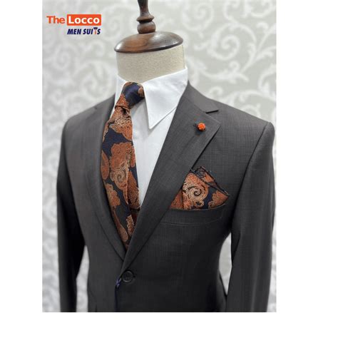 Shop High-Quality Ash Grey Men's Suits to Elevate your look - TheLocco