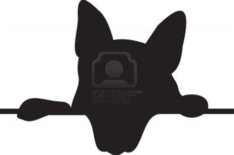 Dog Head Silhouette Clipart | Free download on ClipArtMag