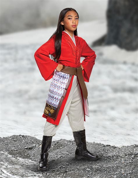 Girls Mulan Dress Halloween Princess Costumes for Girls Mulan Wig ...