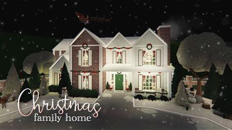 Bloxburg House Ideas For Christmas