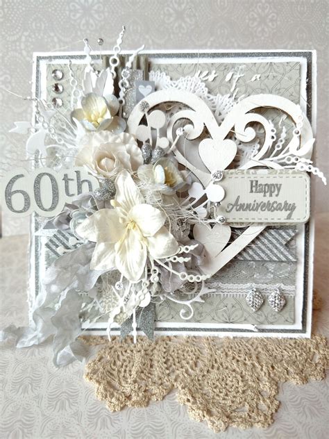 60th Anniversary Card - Scrapbook.com Wedding Anniversary Cakes ...