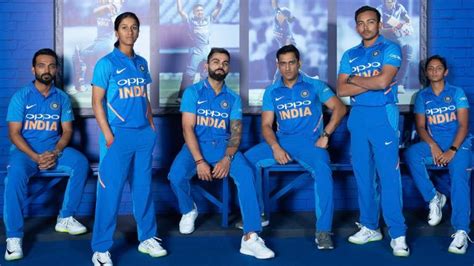 Rohit Sharma and MS Dhoni Presents the New Jersey of Team India