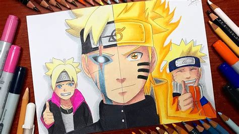 3840x2160px, 4K Free download | Speed Drawing - Boruto Jougan X Naruto ...